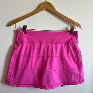 Lululemon pace rival Hot Pink Tennis Skort Size 6